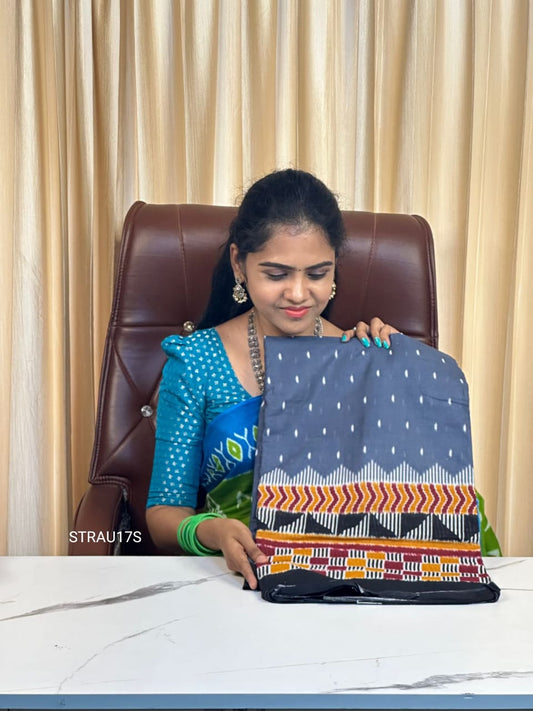 Cotton jaipur block print saree.YYY