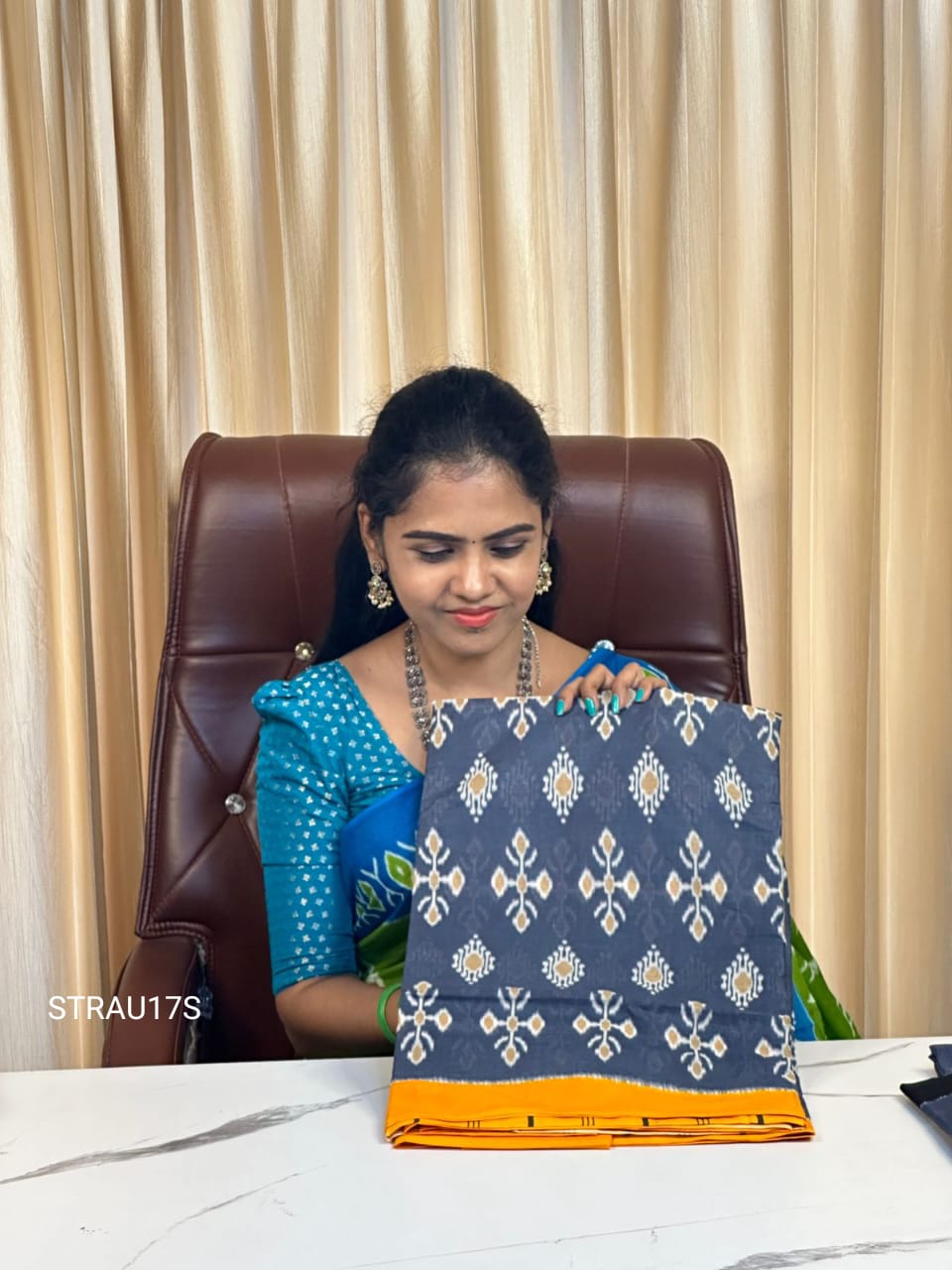 Cotton jaipur block print saree.YYY