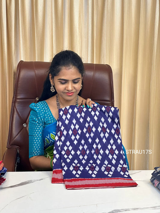 Cotton jaipur block print saree.YYY