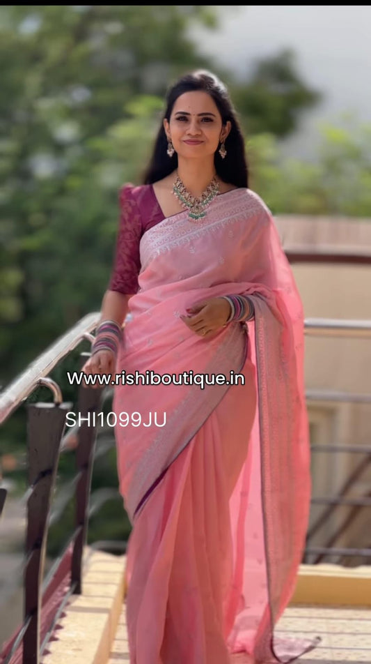 Chinnon chiffon saree.YYY