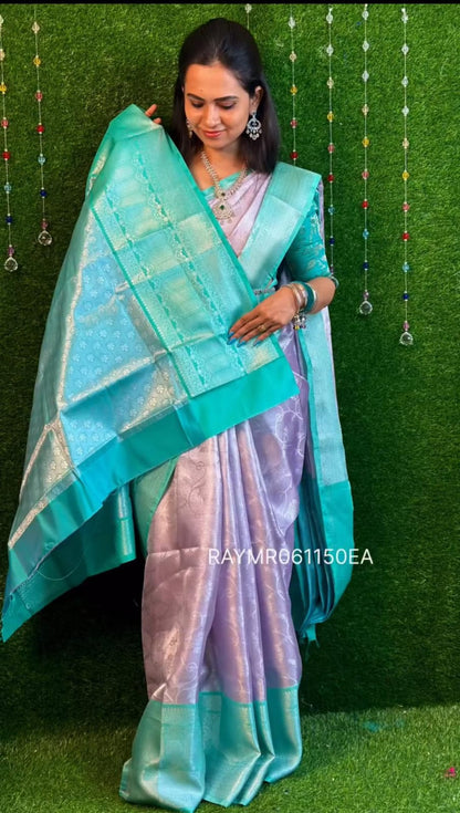 Katan silk saree.