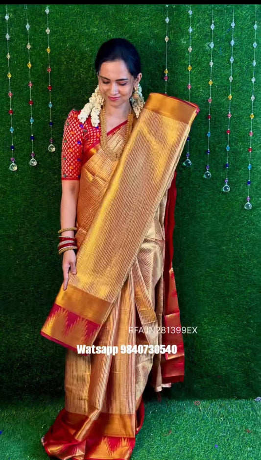 Kanchi semi silk saree.