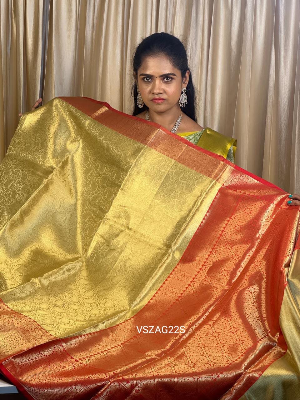 Bridal and engagement wear tissue sarees.YYY