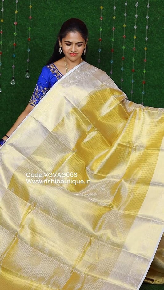Katan tissue silk saree❌