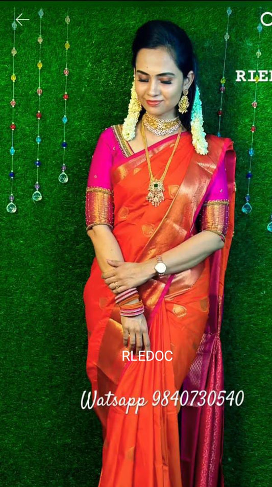 Premium semi silk saree❌
