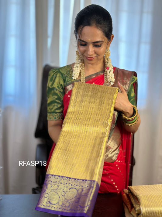 Kanchi bridal semi silk/vaira oosi