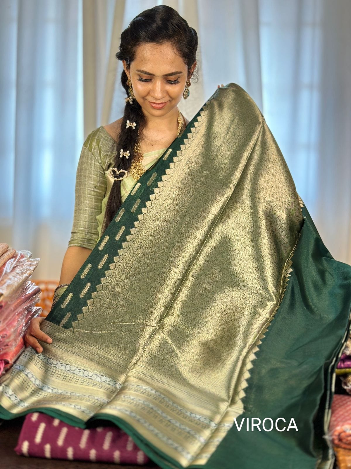 Premium warm silk saree