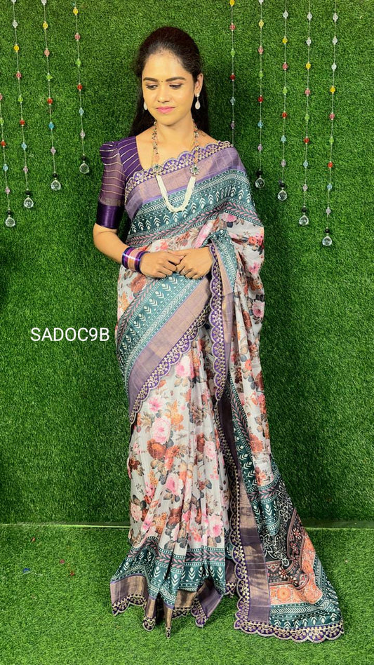 Premium handloom tussar.🥰