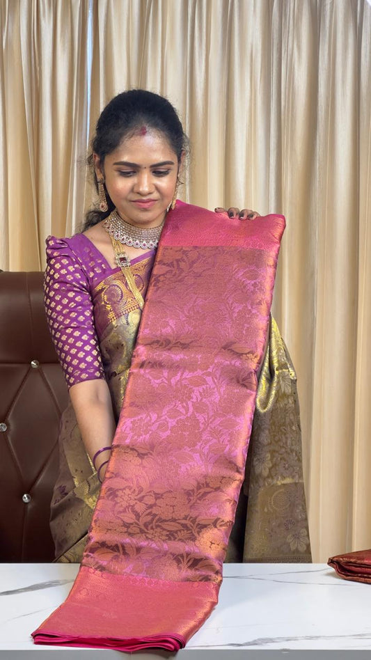 Katan silk Grand sarees.