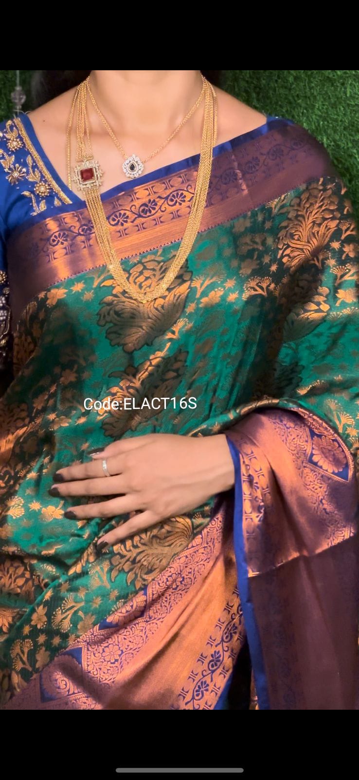 Nikki Galrani inspired saree