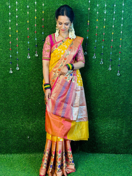 Soft warm silk saree