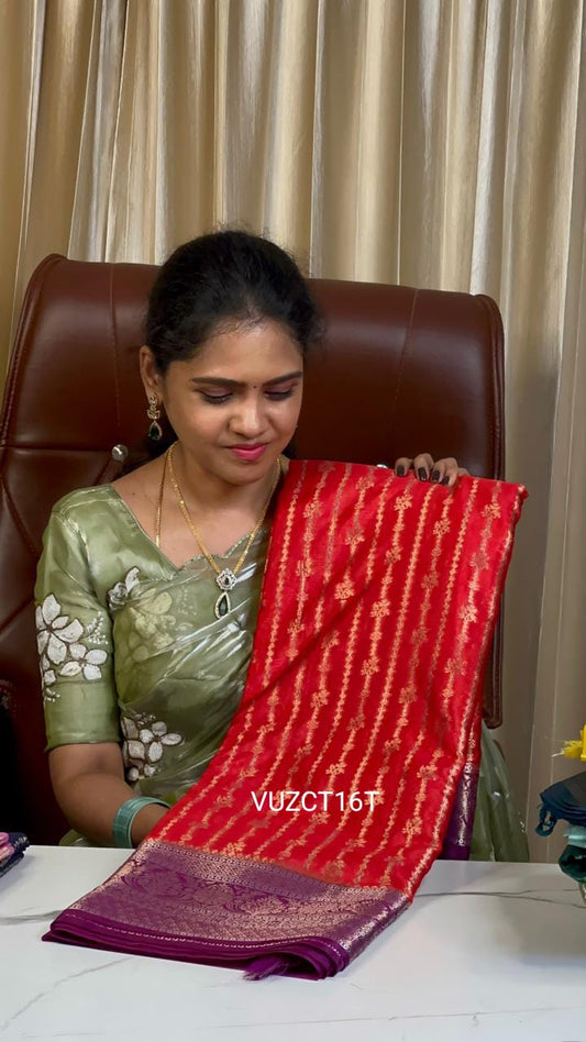 Warm silk saree