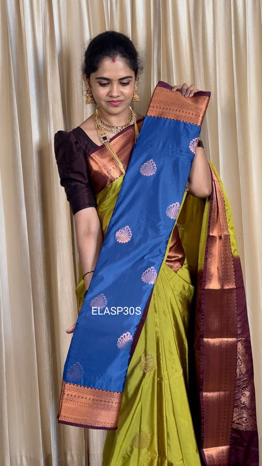 Kanchi semi silks saree