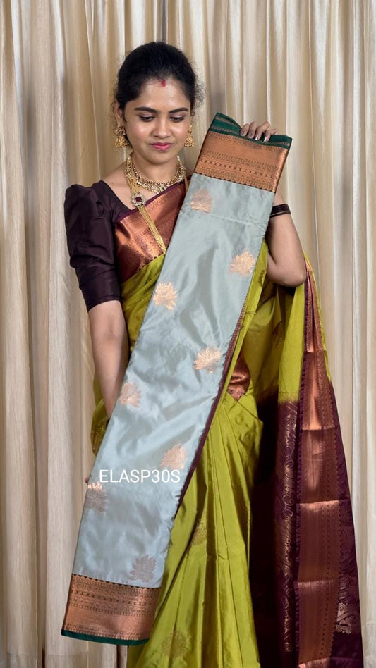 Kanchi semi silk saree