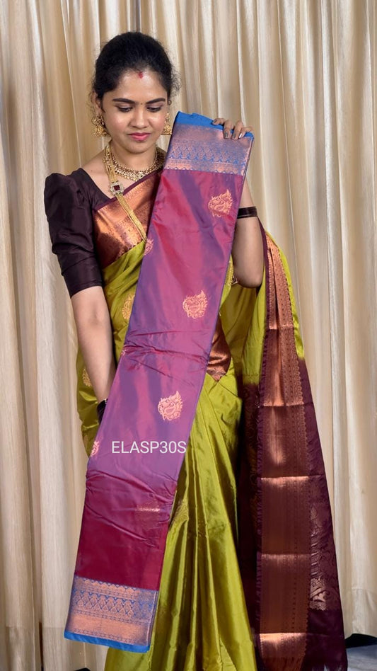 Kanchi semi silks saree