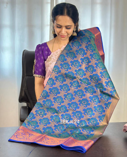 Nikkigalrani inspired semi silk saree