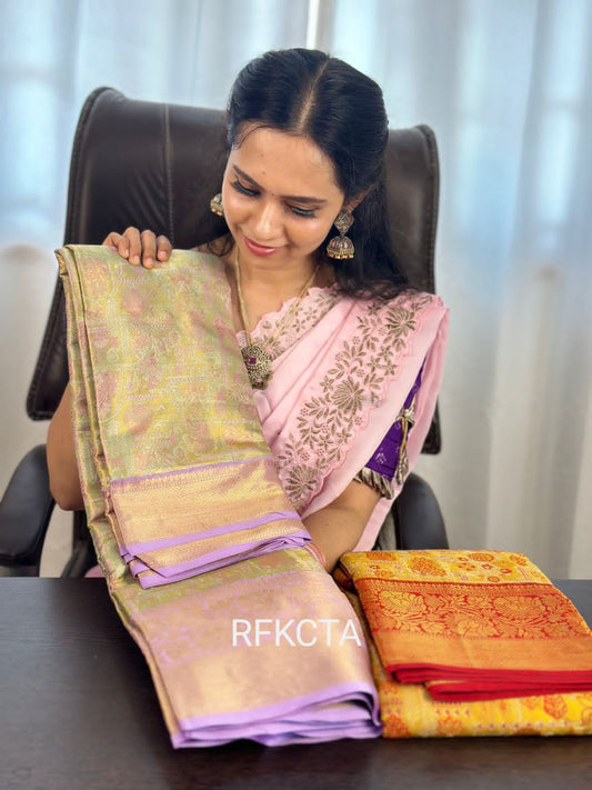 Semi silk saree😍