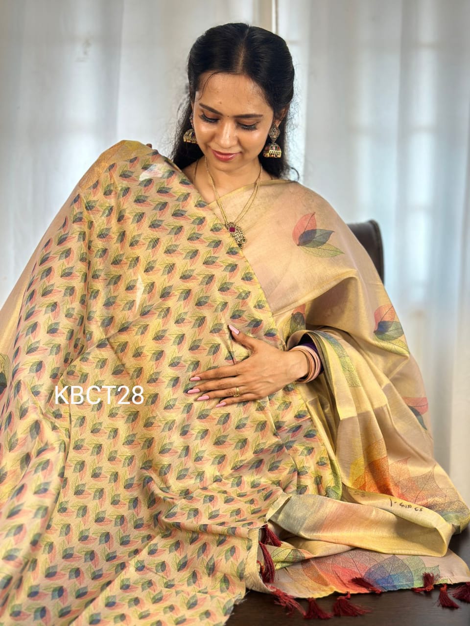 Tussar soft semi silk saree