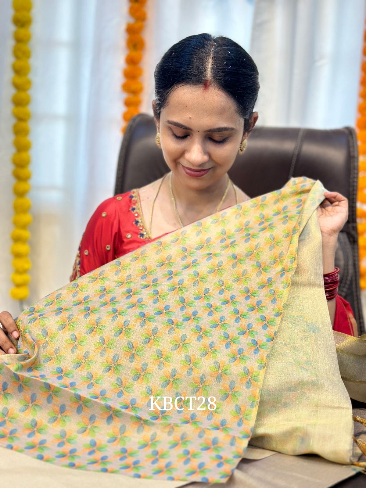 Tussar soft semi silk saree