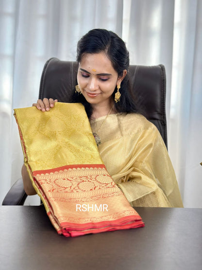 Banarsi tissue silk saree prebook