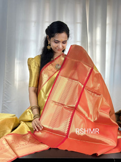 Banarsi tissue silk saree prebook