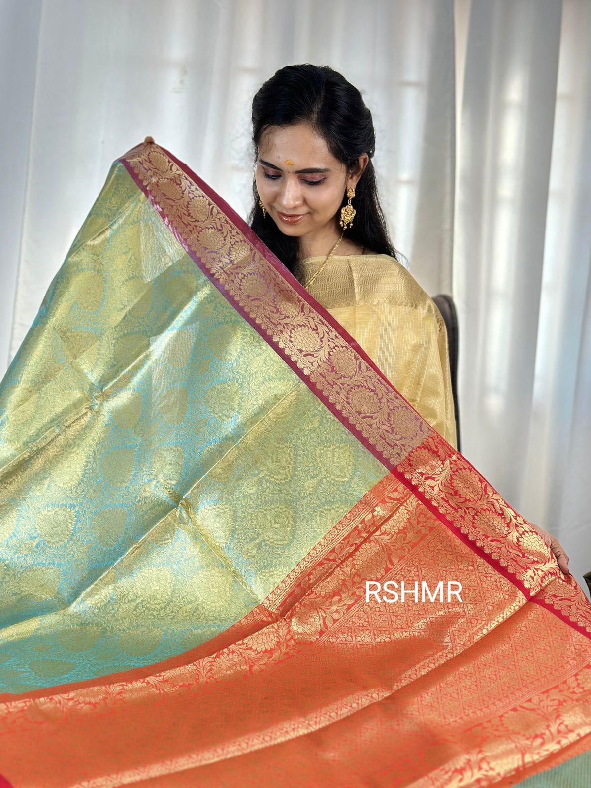 Banarsi tissue silk saree