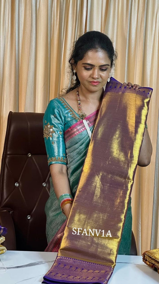 Kanchipuram semi silk saree🥰