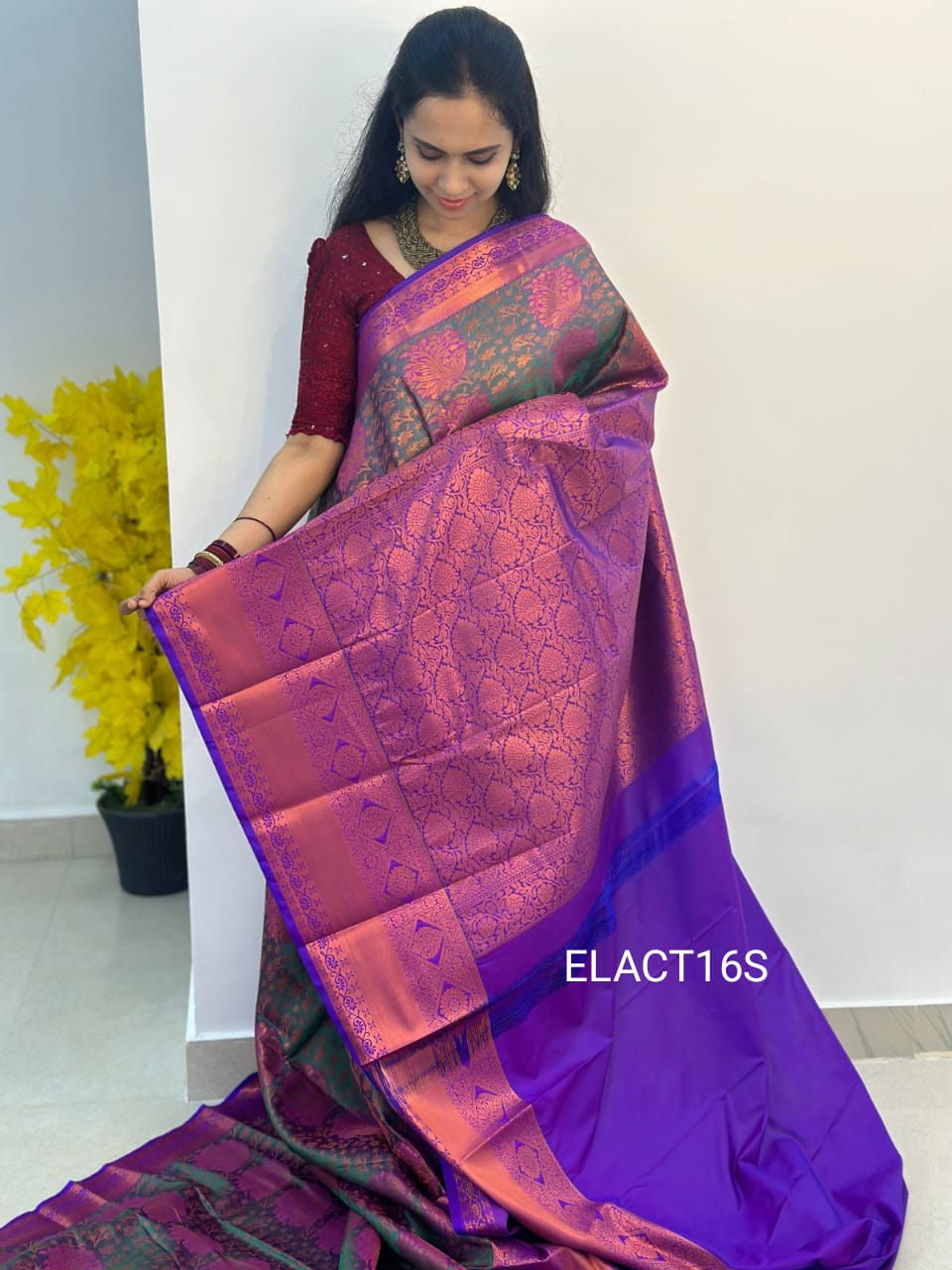 Nikki galrani inspired saree