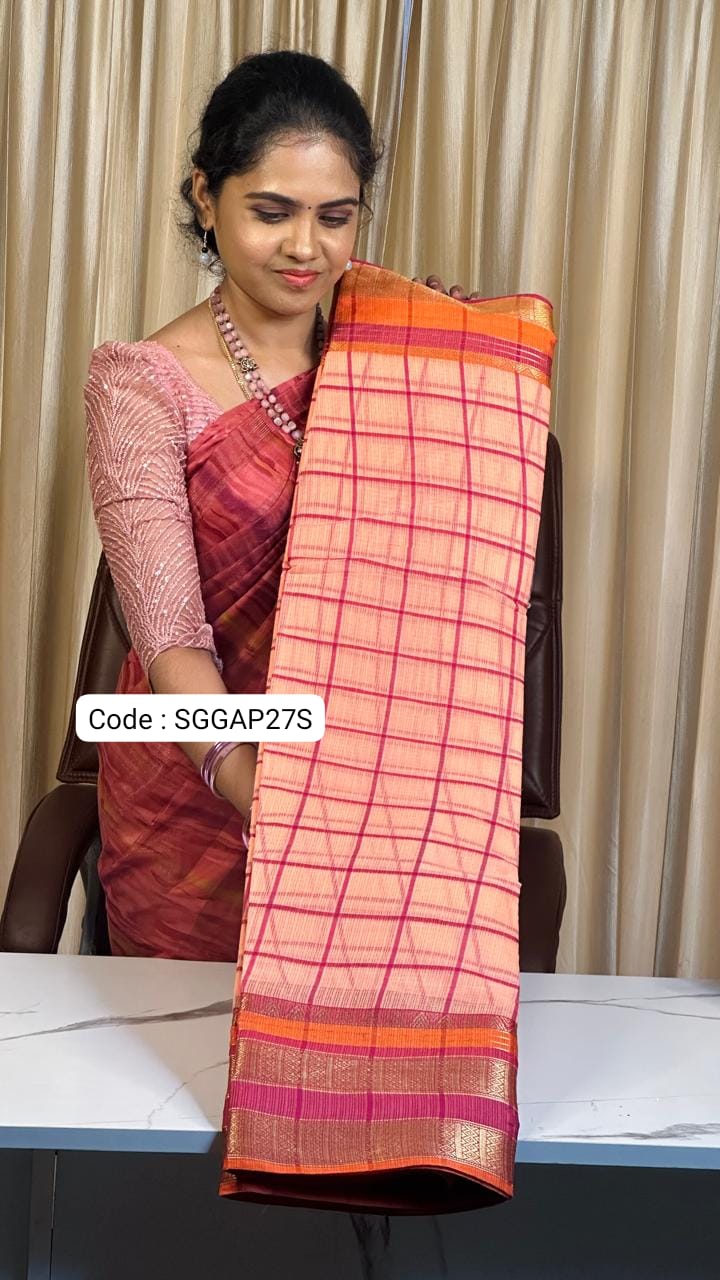 Kora Cotton saree