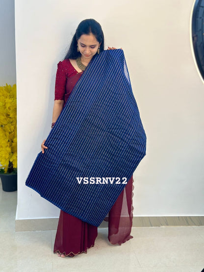 Aadi offer 🌹 Organza saree😍