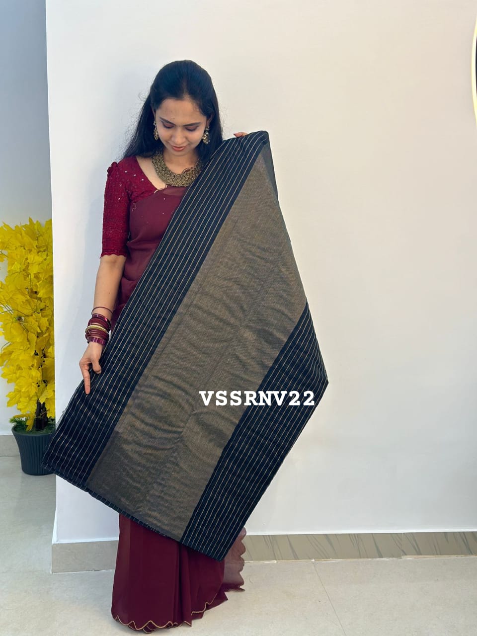 Organza saree