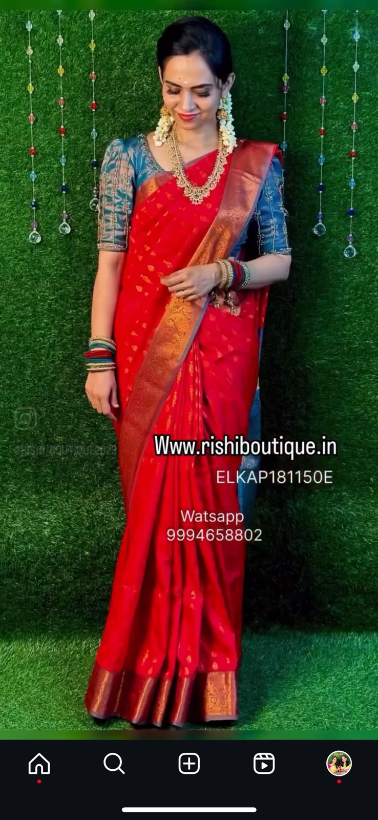 Premium Kanchi semi silk saree