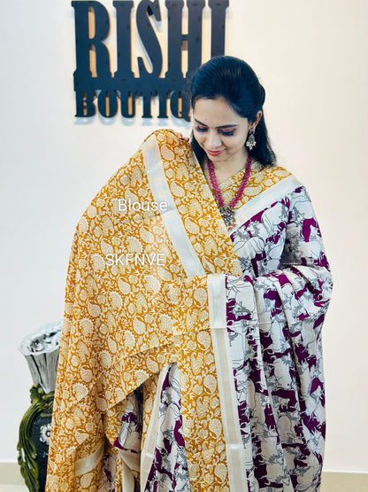 Premium quality mulmul cotton sarees with trending design