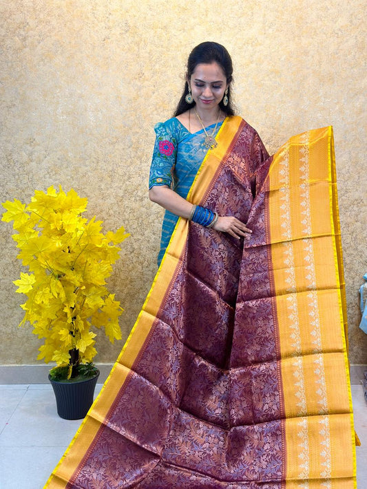 Semi katan saree🥰