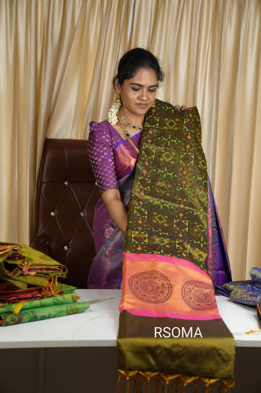 Patola soft semi silk saree