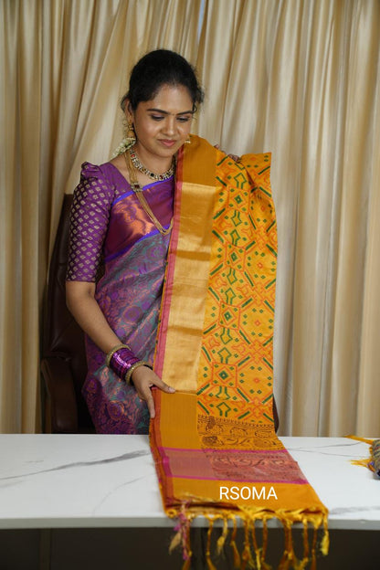 Semi silk saree 🥰