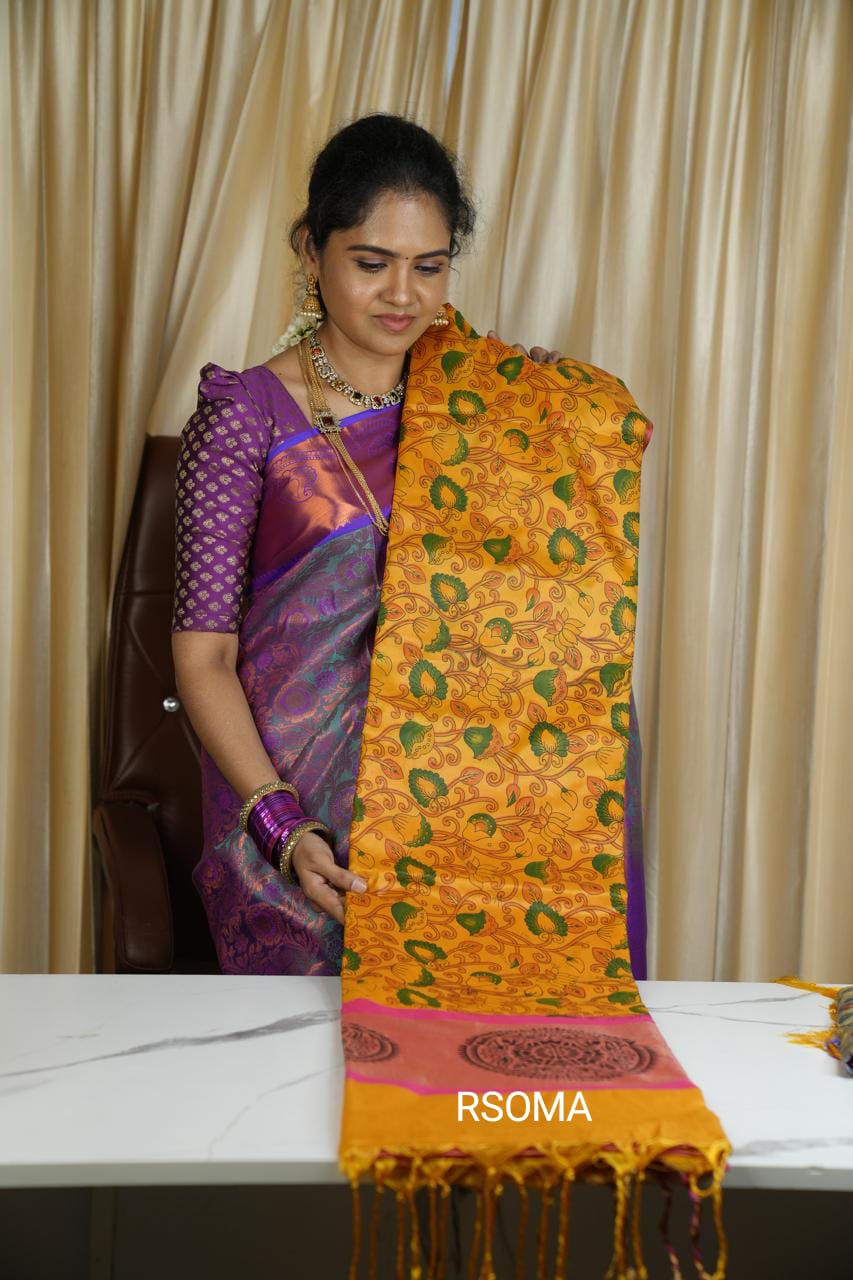 Semi silk saree 🥰