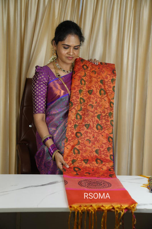 Semi silk saree 🥰