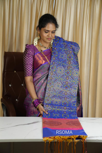 Semi silk saree 😎🥰