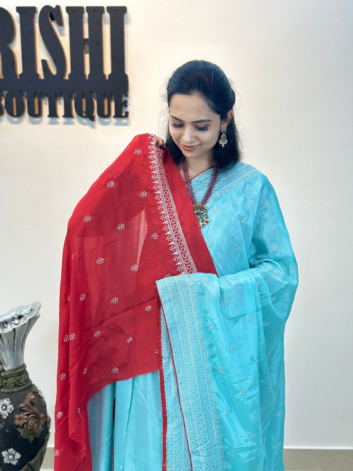 Chinnon chiffon saree.😍