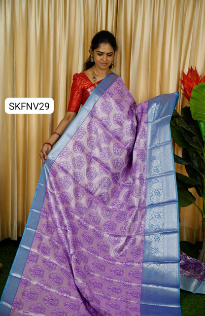 Semi silk saree.