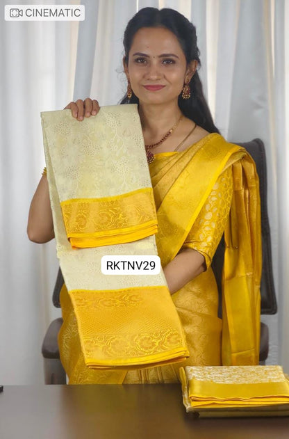Aadi Offer 🌹Katan Semi silk saree😍