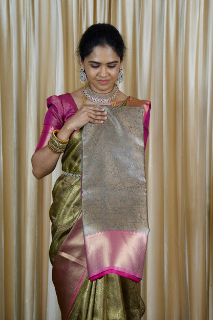 Soft kattan saree