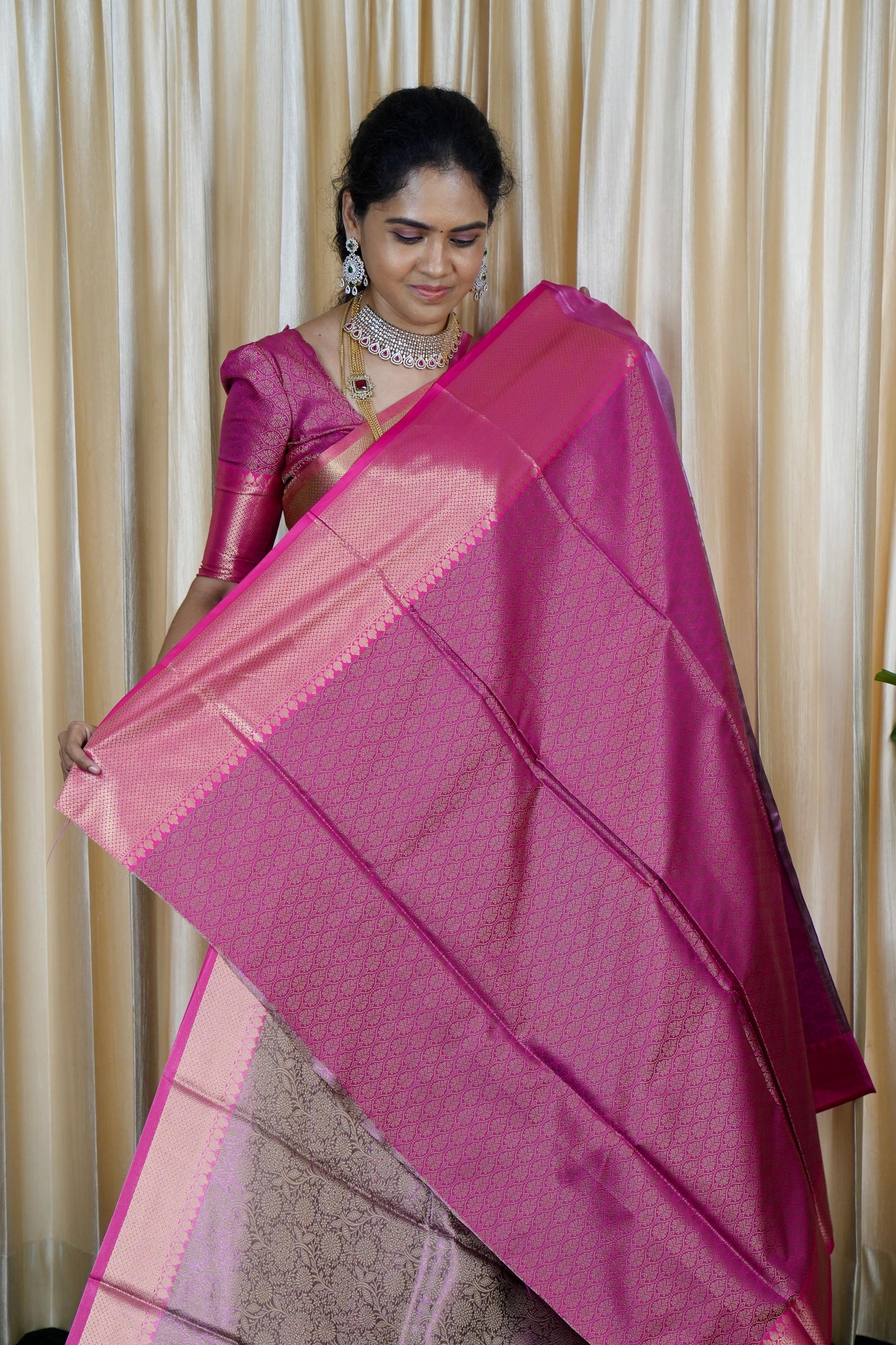 Soft kattan saree