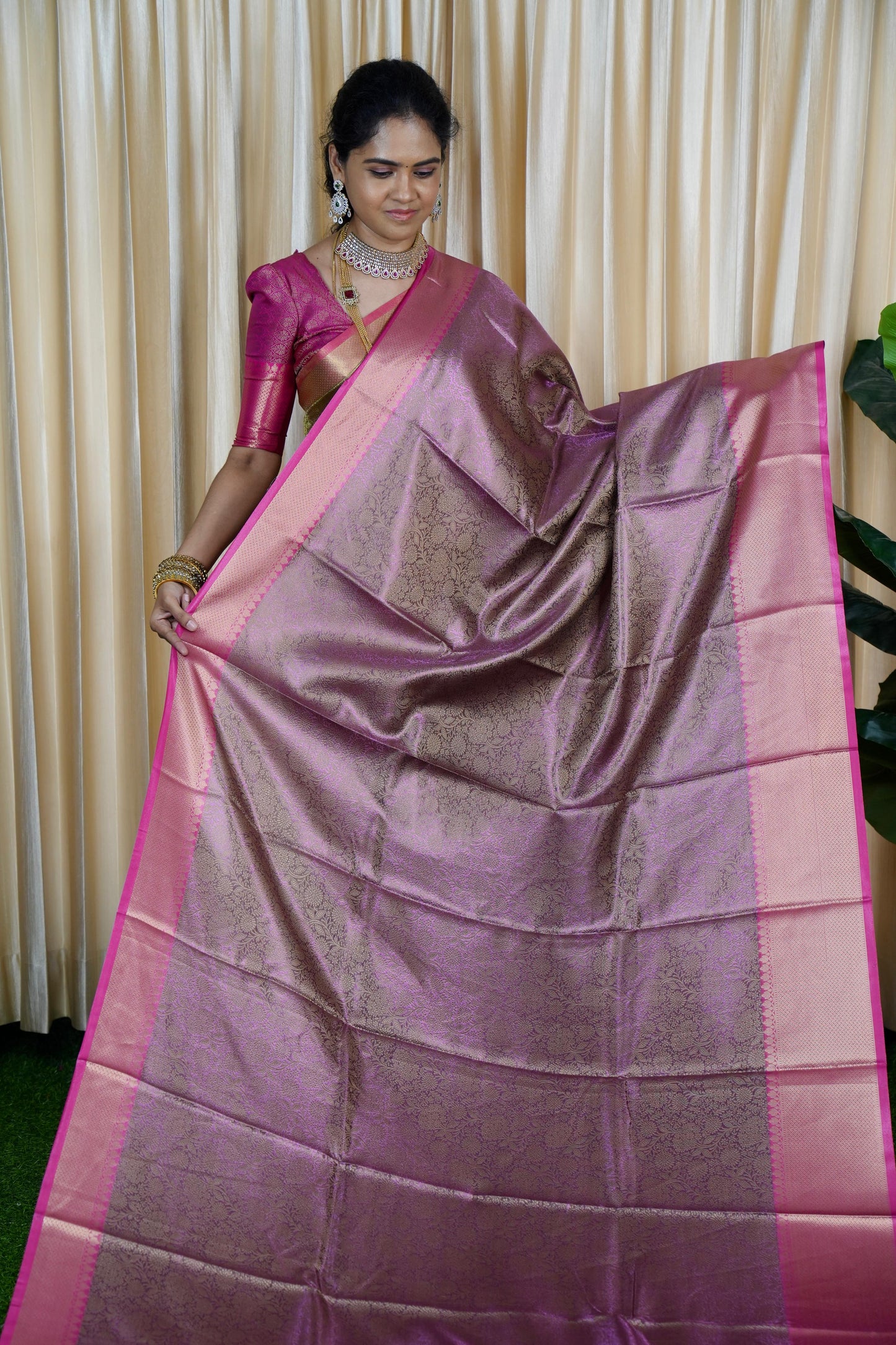 Soft kattan saree