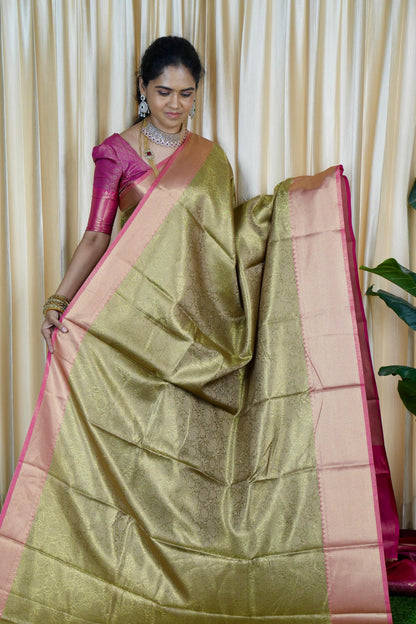 Soft kattan  saree