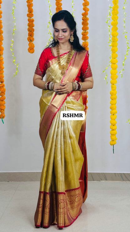 Banarsi tissue silk saree