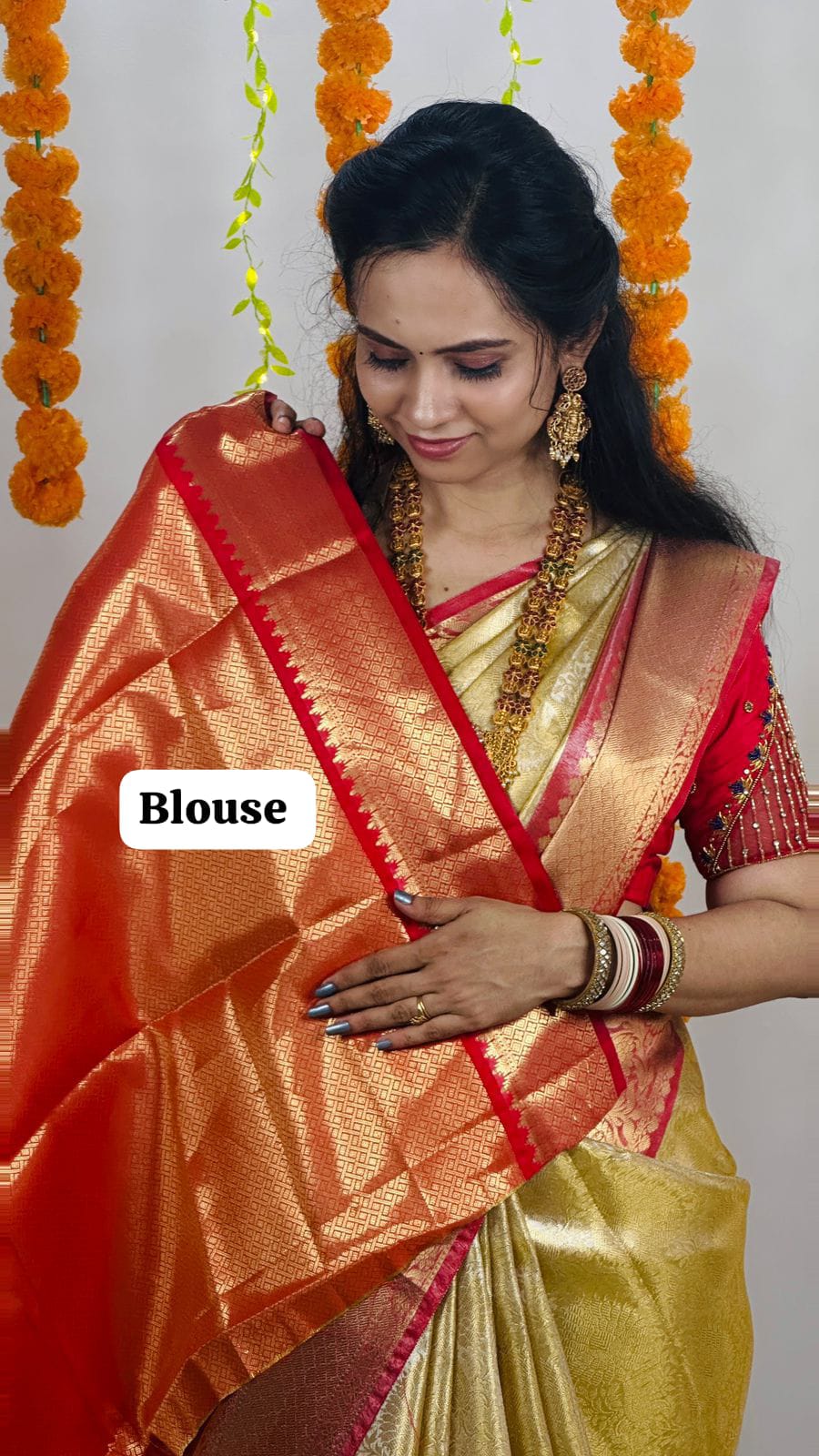 Banarsi tissue silk saree