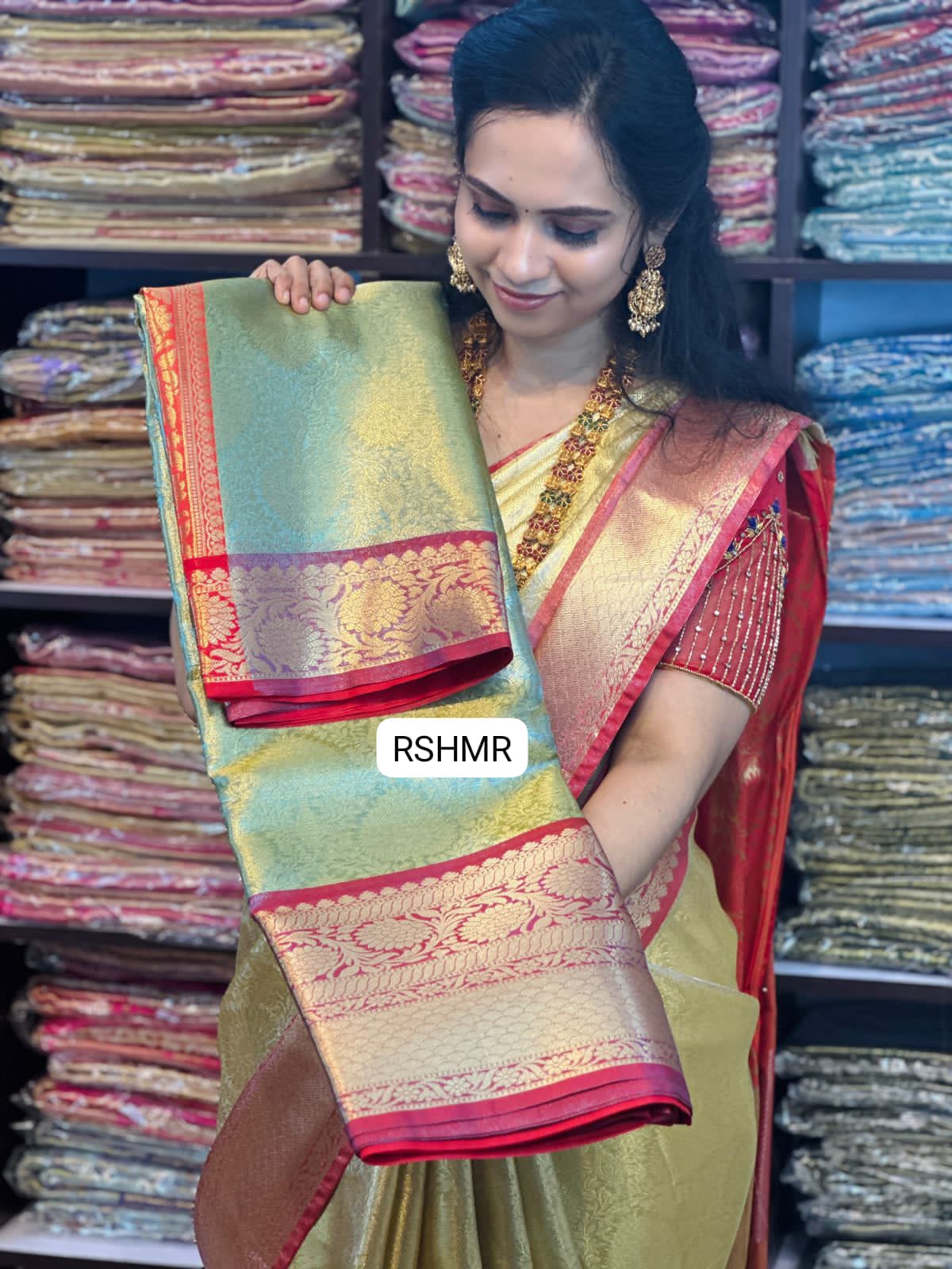 Banarsi tissue silk saree