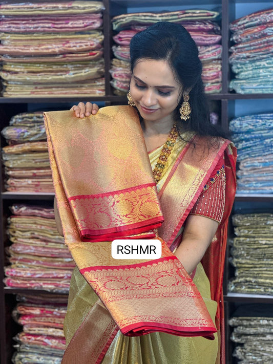 Banarsi tissue silk saree